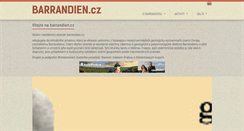 Desktop Screenshot of barrandien.cz