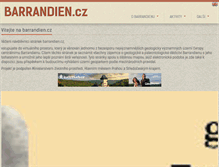 Tablet Screenshot of barrandien.cz